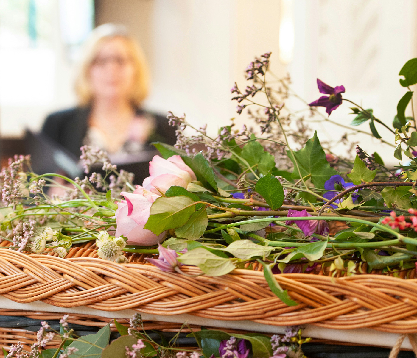 Thoughtful and professional funeral service conducted by a celebrant